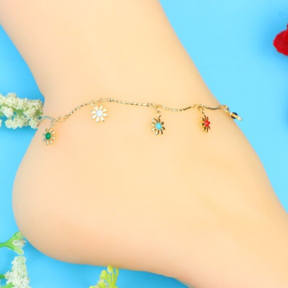 Elegant Handmade Anklet – Perfect for Women & Girls | Ideal Gift Option,DYC1058 - Picture 7 of 8
